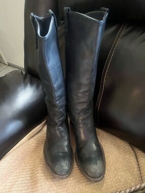VIA ROMA 15 Cowboys Black boots